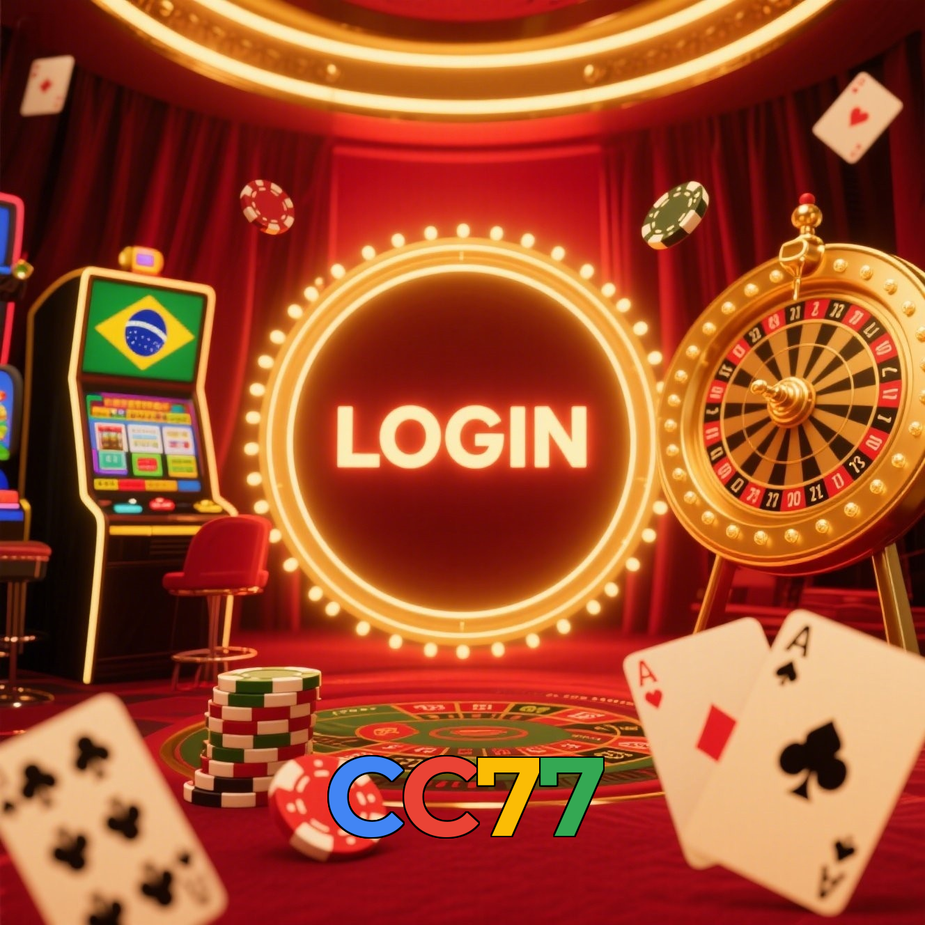 CC77:Jogue os melhores jogos de cassino como blackjack e roleta, e aposte no futebol!
