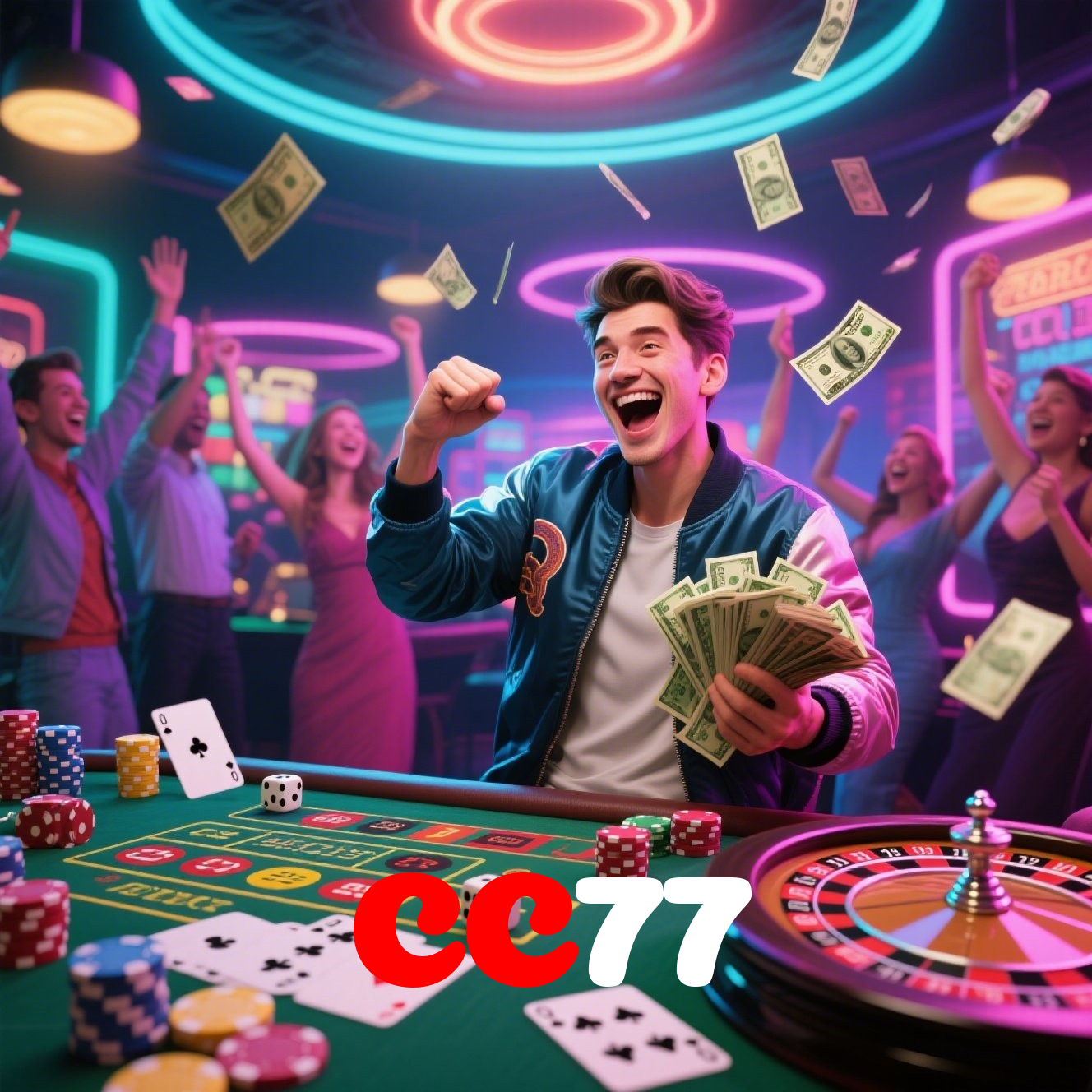 CC77:Venha viver a emoção do cassino! Gire a roleta e ganhe grandes prêmios!