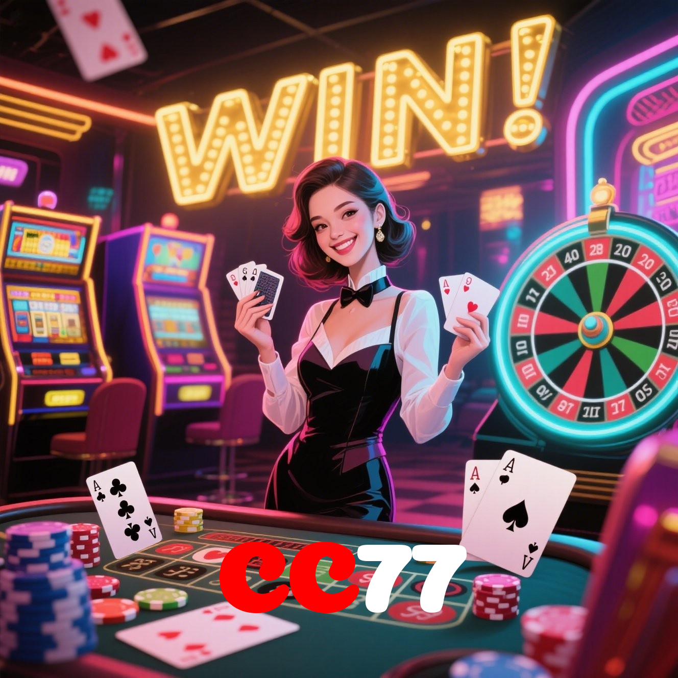 CC77:Apostas ao vivo no futebol e grandes prêmios em blackjack e roleta!