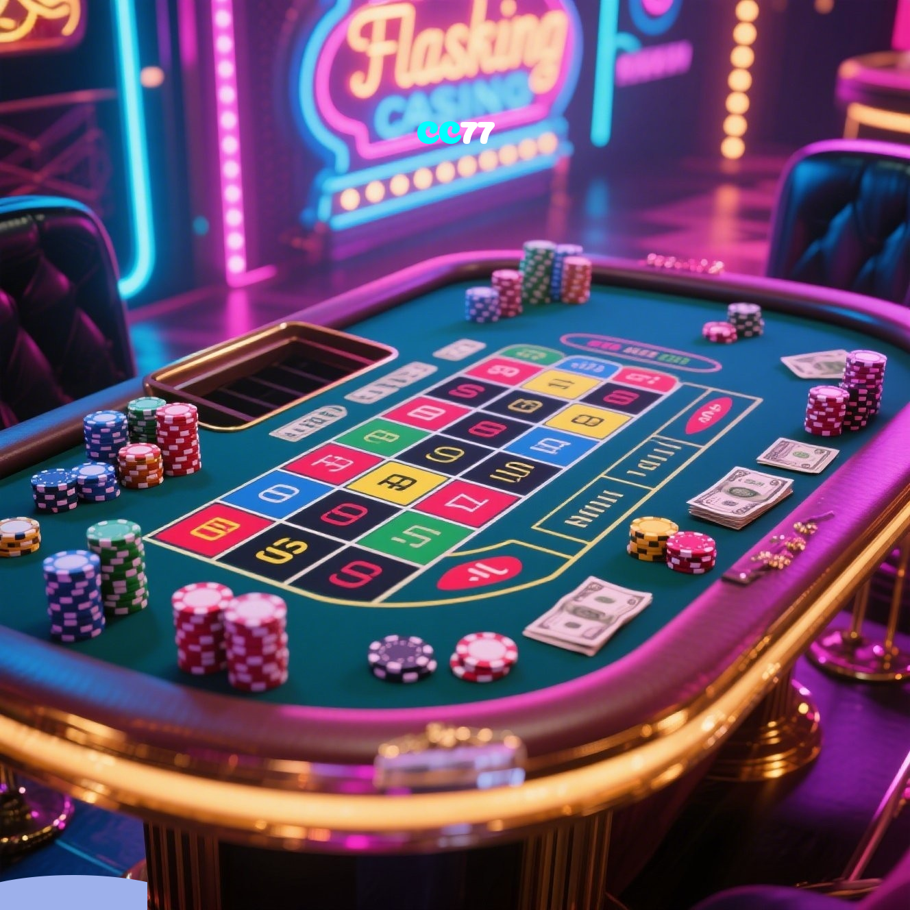 CC77：Onde a diversão nunca acaba: poker, roleta e apostas no futebol!
