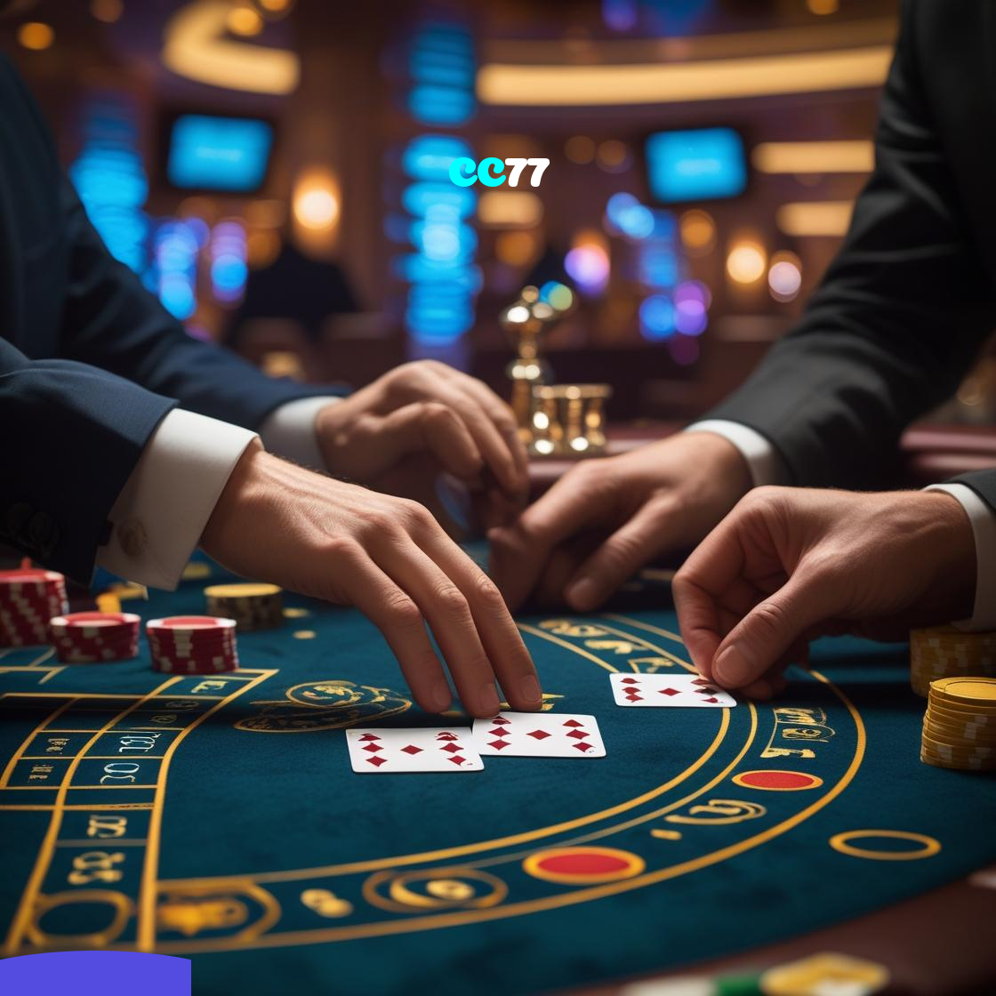 CC77：Poker, blackjack e apostas em futebol online, tudo no melhor cassino!