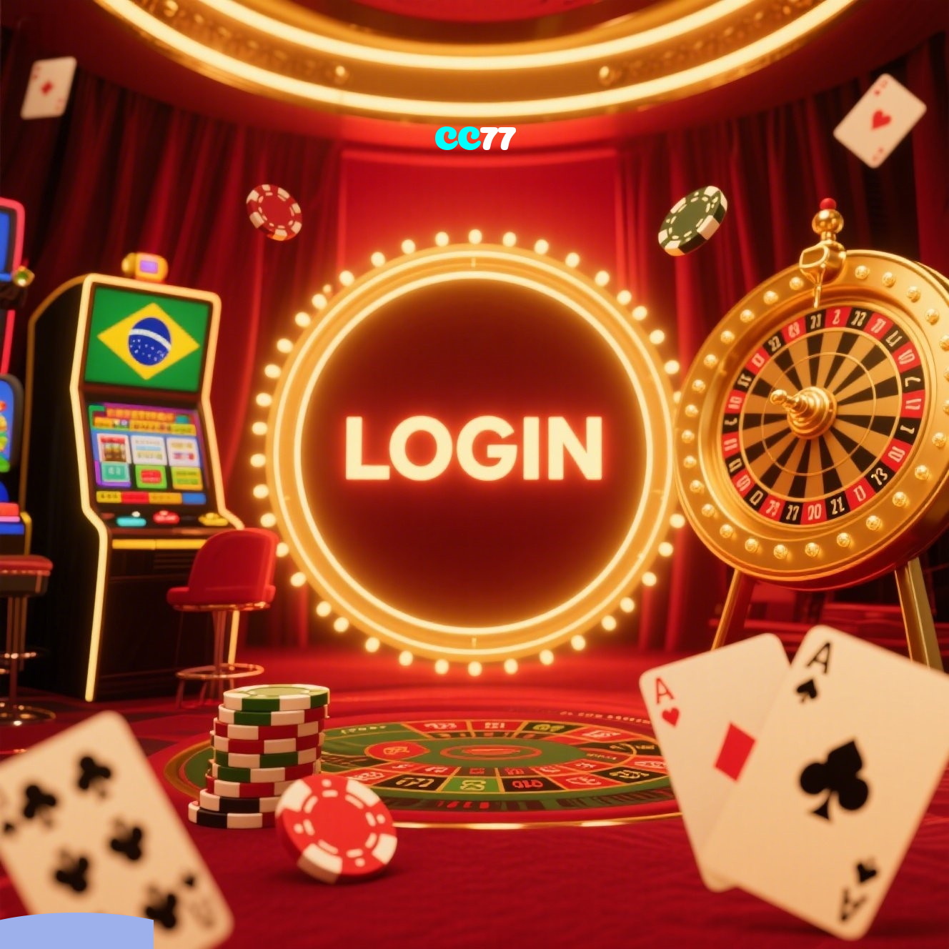 CC77：Jogue slots, blackjack e aposte ao vivo no futebol com segurança!