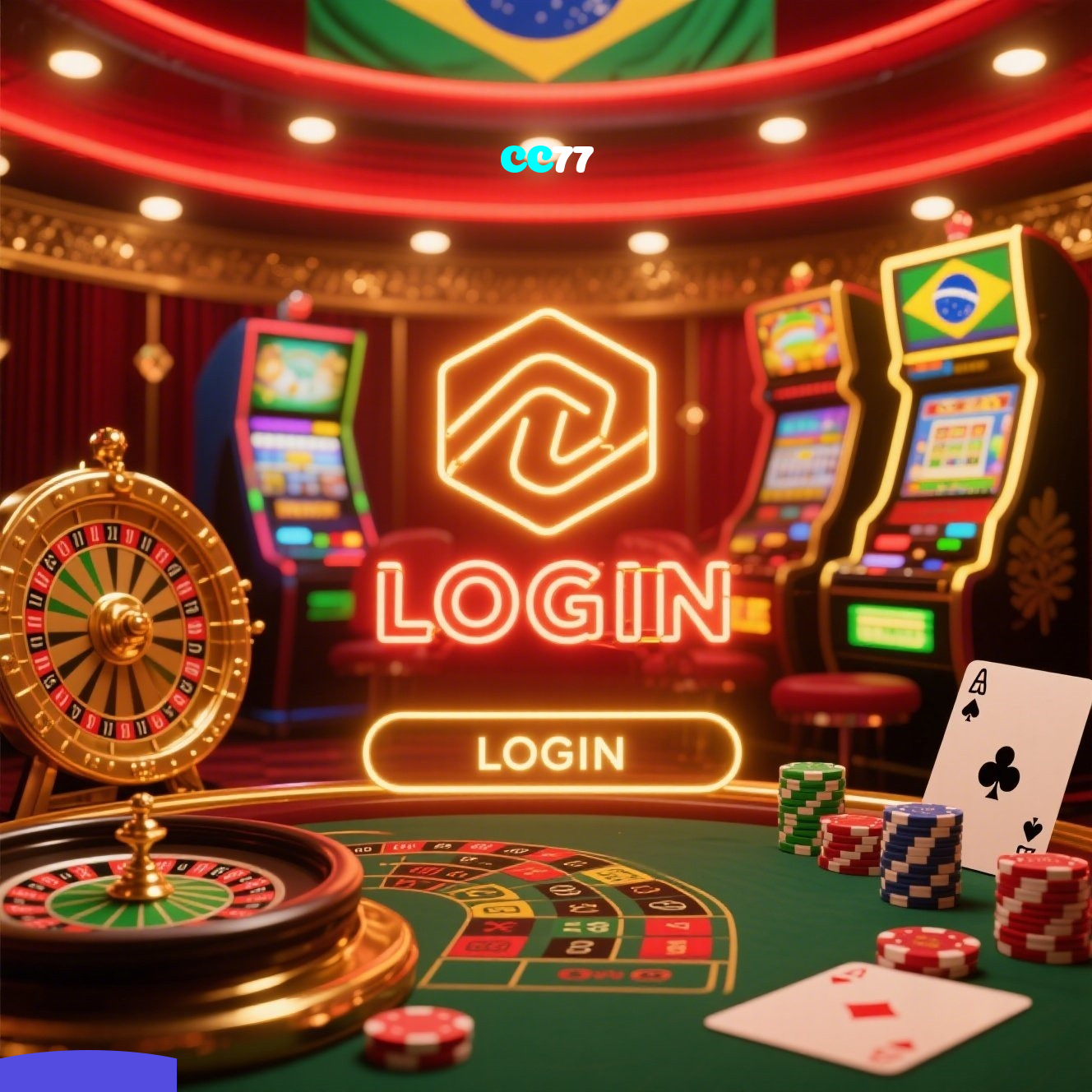 CC77：Gire as slots e conquiste jackpots de tirar o fôlego!