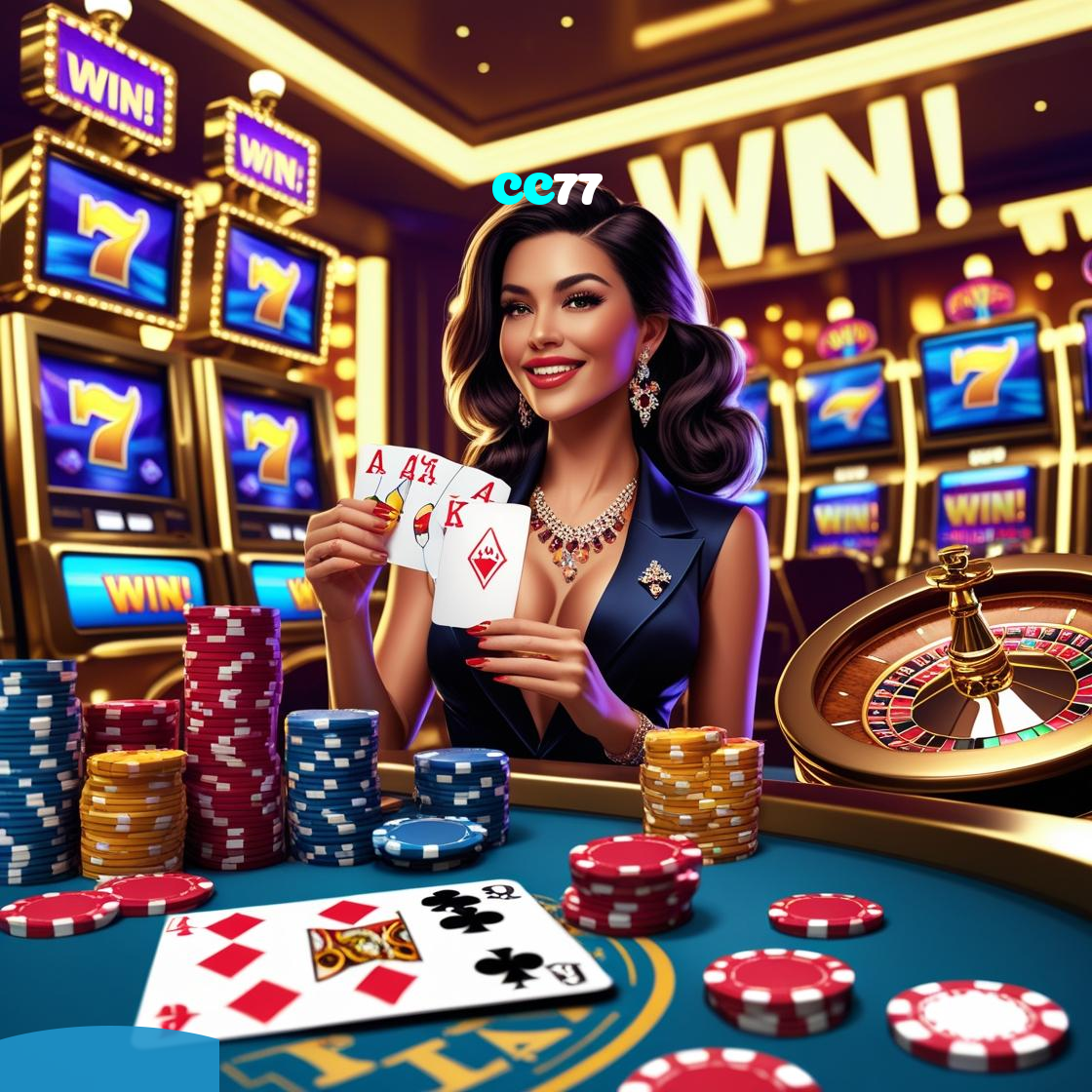 CC77:Grandes jackpots estão te esperando! Gire a roleta e ganhe agora!