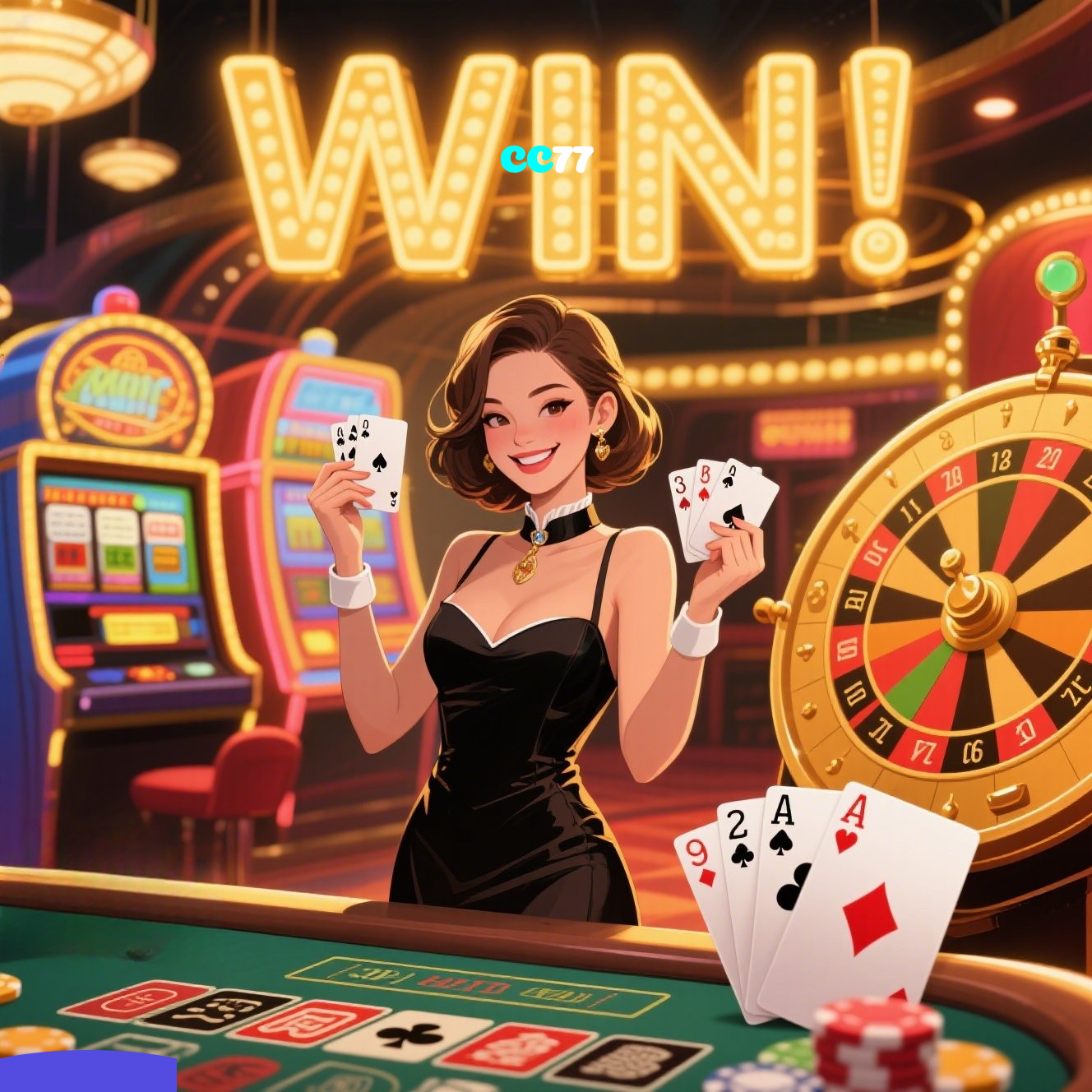 CC77：Cada giro é uma nova chance! Aposte nas slots e vença!